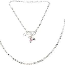 Silver Anklet for Womens Chadi Ki Payal Size-10.5 Inches, Weight- 18Gm-image-63