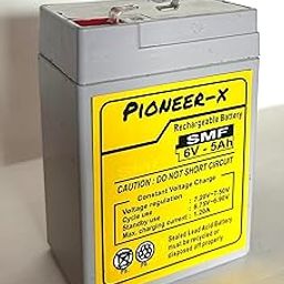 PX 6 VOLT 5 AMPERE AGM-SMF LEAD ACID BATTERY-15