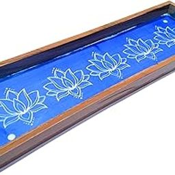 Anciently Lotus Border Rangoli Stencils Wooden, Rangoli Sacha Wooden, 1 Piece (17x5 Inches)-picture-20