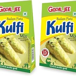 GOPAL JEE Kulfi Mix Badam, Pista Flavour 150g (Pack of 2)-image-22