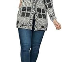 Muskan Knitwear Womens Long Sweaters Womens Long Coat 100% Woolen Long Coat Hair Long Coat-image-43