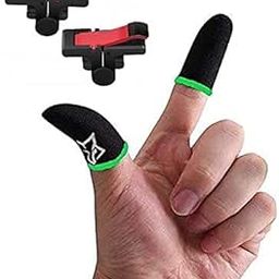 LIMESHOT New MAX Auto Gun Pubg Mobile Gaming Controller Sensitive Aim and Fire Red Black Triggers L1 R1 Button Mobile Gamepad Finger Sleeve for Pubg/Free Fire/Cod Mobile (2 Pcs) (Multicolour)-12