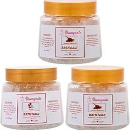 ILLUMYNATE Combo Sandalwood & Rose Bath Salt 250g for Body Muscle Pain Relieffor Men & Women (Pack of 3)-image-58