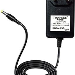 Taapsee 12 V 1.5Amp Power Adapter Supply AC to DC 2.1mm X 5.5mm Plug 12v 1.5 Amp Power Supply Wall Plug-26