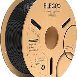 PLA+ Filament 1.75mm 1KG,Tougher and Stronger 3D Printer Filament Pro Dimensional Accuracy +/- 0.02mm, 1kg Spool(2.2lbs) Fits for Almost All FDM 3D Printers. (Black)-image-38