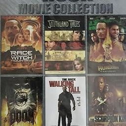 6 in 1 English Movie Collection (Race to wich Mountain, Southland Tales, Rundown Doom, Walking Tall, The Scorpion King) DVD-9
