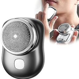 WYVERA Mini Electric Shaver Portable Shaver Men, Shaving Machine Pocket Beard Trimmer Electric Razor for Unisex, USB Rechargeable Multipurpose Hair Shavers for Beard-picture-15