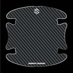 BIG FLAG 3D Gel Type Car Door Carbon Fiber Handle Cup Scratch Guard Sticker Universal for Specific Brand (Pack of 4) (3DDRCFSQVAR) (MARUTHI SUZKI)-picture-25