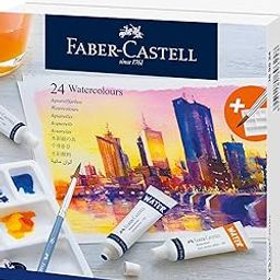 Faber-Castell 169624 Creative Studio Watercolours - Pack of 24 (24 x 9 ml), Multicolor-30