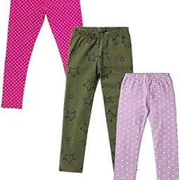 Dolly Apparels® Dot-Pink-PrplStar-Grn Soft & Comfortable Style Bottoms Cotton Lower Pajama for Kids.-image-96