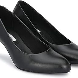 Womens Black Pumps-0