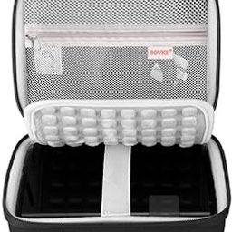 BOVKE Hard EVA Shockproof Protective Carrying Case Storage Travel Bag for Western Digital WD My Book Desktop, Seagate Backup Plus Desktop External Hard Drive USB 3.0, 2TB 3TB 4TB 5TB 6TB 8TB, Black-6