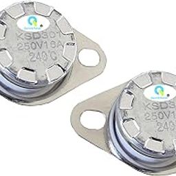 QemiQ Retail®-KSD301 250V 16A 240C Celsius Degree Normally Closed Thermostat Temperature Thermal Control Switch (Thermostat 240°C,16A)-image-21