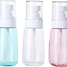 Spray Bottle Travel, 2OZ /60ML Fine Mist Spray Bottles, 3PCS Mini Plastic Containers for Hairspray Cosmetic Perfume, Refillable-picture-42