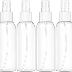 200ml Transparent Empty Refillable Reusable Ultra Fine Mist Spray Bottle Atomizer, Mist Pump For Beauty, Personal Care, Face Hair Moisturizing, Plants, Electronic Gadgets, Cleaning, Pack of 4-35