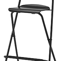 Ikea Franklin Foldable Bar Stool with Backrest (Black, , 74 cm/29 1/8-inch)-picture-17