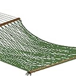 Hangit Polyester Green Rope Outdoor Hammocks Furniture for Garden (55.00 in)-image-37