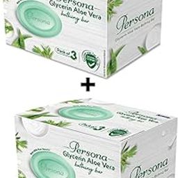 Amway Persona Glycerin Aloe Vera Bathing Bar (Pack of 9)-55