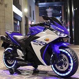 Shipeeship Battery Operated Bike for Kids with LED Light & Music | Baby Ride on Toy Rechargeable Battery Bike | Electric Bike for Kids to Drive 2 to 7 Years Boys Girls (Blue)-29