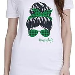 Mom Life (Green) White Women Polo T-Shirt-image-84