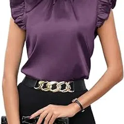 indoprimo Satin Western Stylish Top for Women | Top for Office & Casual Wear-picture-36