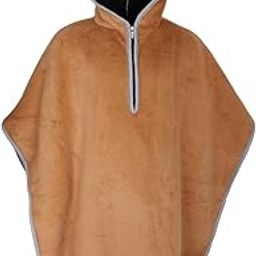 Wheelchair Cape Outdoor Indoor for Men Women Fleece Winter Poncho Lined Cape yellow-image-36