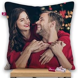 K1Gifts Personalized/Customized Your 1 Photo Pillow/Cushion- White Pillow with Filler (12X12, White Color-image-98