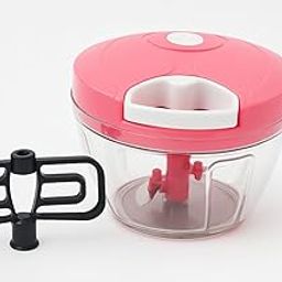 Quick Chopper Manual Food Chopper, Pink, 450ml Capacity, Stainless Steel Blades, Pull String Operation-27