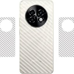 Berries™ (Pack of 2) Back Lamination Skin Compatible for REALME P1 Speed 5G || 3D Carbon Fiber Ultra-Thin Protective Film (Transparent) with Easy Installation KIT-image-75