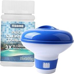 CLUB BOLLYWOOD® Chlorine Tablets & Dispenser Floating for Swimming Pool Tub 50g Dispenser|Home & Garden | Yard, Garden & Outdoor Living | Pools & Spas |1 Piece Floating Chlorine Dispenser-picture-12