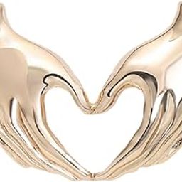 ™ Two Hands Heart Brooch Pin Lapel Badge Pin for Suit Ladies Bridal Bridegroom Gold | Pins & Brooches | Fashion Jewelry-image-7