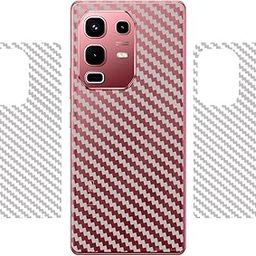 DVANK™ (Pack of 2) Back Lamination Skin Compatible for INFINIX Note 50S 5G || 3D Carbon Fiber Ultra-Thin Protective Film (Transparent) with Easy Installation KIT-image-71