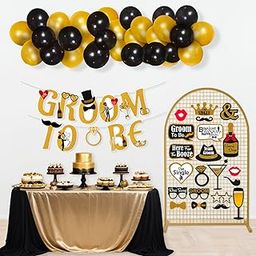Party Propz Groom To Be Decoration Set - 47Pcs Bachelor Party Props and Decorations for Groom | Bachelorette Party Cardstock-image-94