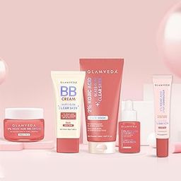 Glamveda 5 Step Skincare + Coverage Set – Includes 2% Kojic Acid Facewash, Spot Corrector, Serum, Cream & BB Cream (Warm Skin Tone) for dark spot correction| oil control | hydration and Flawless finish-image-21