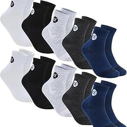 Comfy Fits Ankle Socks For Men | Sports Socks for Men | Odor-Free Breathable Anti- Bacterial Cotton Socks For Mens| Cushioned Comfort Ankle Length Socks For Mens-image-91