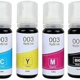 003 Ink Compatible for Epson L3250 L3260 L5290 L3210 L3256 L3150 L3215 L3216 L5190 L3200 L3251 L3252 L3110 L3151 L3152 L3156 L3211 L3212 L1110 Printer (CMYK + K)-picture-15