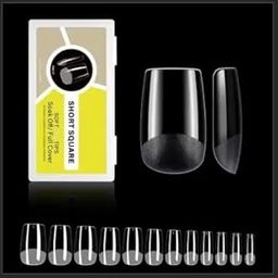 NAILWIND Gel Nail Kit, Soft Gel Nail Tips, False Nails for Gel Nail Art Polish Soak Off Lamp Easy Nail Extensions Acrylic Fake Nails False Press on Nail Tips (17 - SHORT SQUARE, 500 - PCS)-image-41