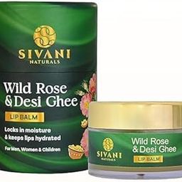 Sivani Naturals Wild Rose & Desi Ghee Lip Balm | Natural, Non-Tinted Lip Care for Men, Women & Kids | Deep Moisturization & Healing | Sulfate & Chemical-Free-image-42