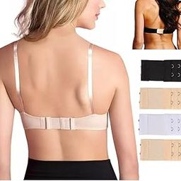 Bra Hook Extender 2 Eye- 3 Row//Comfortable Stretchy Bra Extension//Save Your Bra Increase Band Length//Bra Extender Hook//Soft Elastic Bra Extension-picture-2