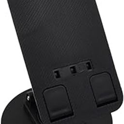 Samurai Aluminium Stand Portable Desktop Phone Stand 360° Rotatable and Foldable Cell Phone Holder Metal Base for Table & Bed Compatible with All Smartphones & Tablets Desk - Black-23