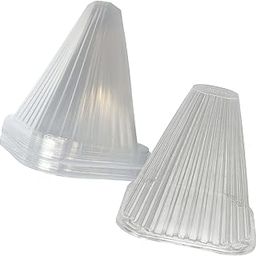 UJEAVETTE Garden Cloches for Plants Mini Greenhouse Outdoor Reusable Bell Plant Covers 19cmx18cmx6cm 20pcs-84