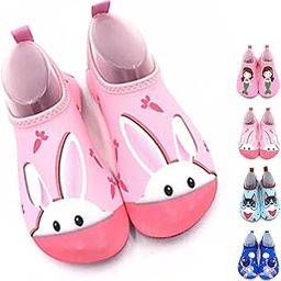Boys Water Shoes Girls Beach Socks for Kids Toddler Baby Barefoot Swim Socks, Quick-Dry Non-Slip Aqua Water Sport Shoes for Swimming Pool Water Park Beach-image-101