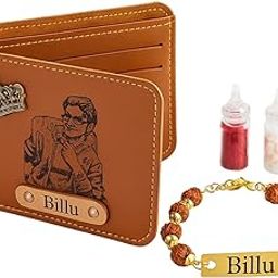 ATRUM SHUTRUM Your Name Customized Leather Men's Wallet with Name Rakhi, Personalized Gifts-image-57