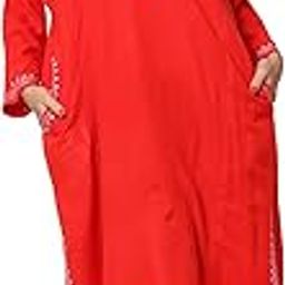Kashmiri Embroidered Cashmillon Phiren V Neck-picture-51