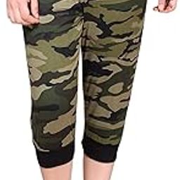 Women's Army Printed Capri-image-39