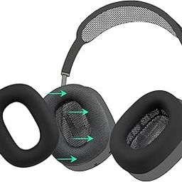 SOULWIT Silicone Ear Pads Cover Protector for AirPods Max Headphones Cushions, Sweatproof, Easily Washable, Rugged Durability - Black-image-66