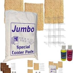 UR LITTLE SHOP Air Cooler Grass_JUMBO Cooling Pads_Wood Wool_24 x 24 Inches_Set Of 3 Pack_With 3 Iron Meshes And 2 Air Cooler Perfumes_Suitable For All Desert Coolers ULSFN1-picture-30