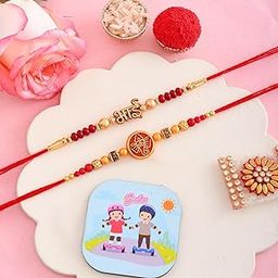 CraftVatika Rakhi for Brother, Rakhi Set of 2 | Fridge Magnet | Rakhi Gift Combo for Brother Bhai Bhaiya Ganesha Rakhi Bhai Rakhi for Brother, Fridge Magnet for Fridge Door Decor-image-106