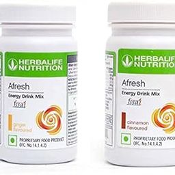 HERBALIFE Afresh Energy Drinks Mix Ginger + Cinnamon Flavour (1+1) Energy Drink (100 g, Ginger, Cinnamon Flavored)-image-27