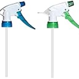 Trigger Spray Bottle Nozzle Head, Sprayer Bottle for Home, Office, Salon Plastic Fits on Every Bottles (Assorted Color) Pack of 1-7